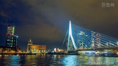 鹿特丹公约荷兰伊拉斯谟斯大桥Nieuwe