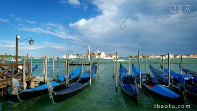 威尼斯狭长小船意大利具有里程碑意义的