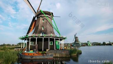 风车磨粉机荷兰一天