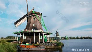 风车磨粉机荷兰农场