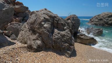 米洛斯岛希腊<strong>岩石</strong>假期