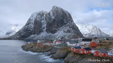Hamnoy挪威岛屿建筑