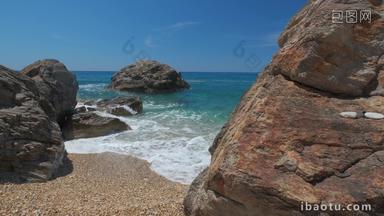 米洛斯岛希腊<strong>岩石</strong>风景
