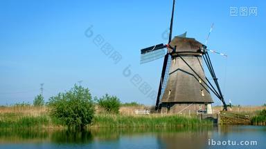 荷兰小孩堤防风车鹿特丹公约