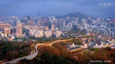 韩国南城市景观目的地
