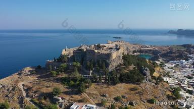 希腊罗德岛岛屿视频
