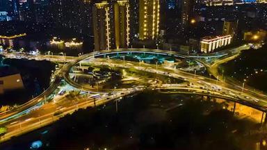 4K城市交通_<strong>福州</strong>尤溪大桥环绕延时摄影