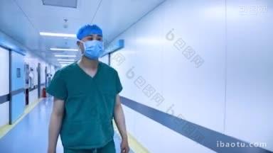 4K医疗_ 实拍医生走进手术室