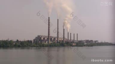 工业企业管道排放的烟尘