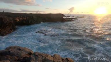 石崖、海浪和<strong>海洋</strong>景观