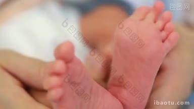 新生婴儿的脚