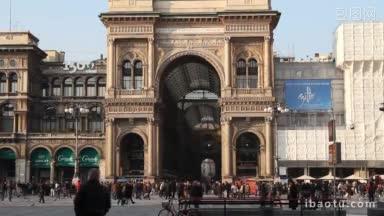游客们我要去米兰的杜莫广场