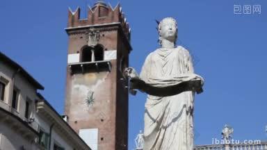 位于维罗纳的圣芝诺<strong>马</strong>乔雷大教堂雕像