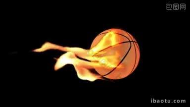 阿尔法频道的篮球着火了