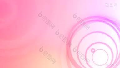 高清晰度动画环随机大小的辐射环在微妙的粉红色和鲑鱼色