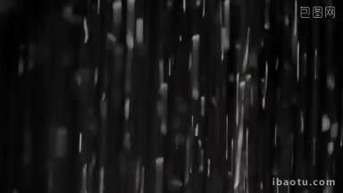 在屏幕模式下，黑色的雨可以与你的镜头混合