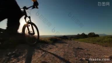日出骑山地自行车
