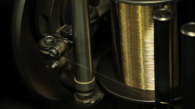 铜线线圈生产过程线轴线铜生产行