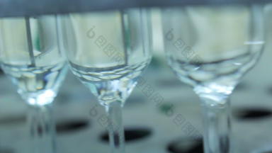 玻璃<strong>烧瓶</strong>医疗实验室特写镜头透明的化学<strong>烧瓶</strong>
