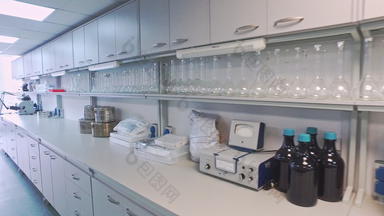 医疗实验室工作空间观点科学实验室房间实验室室内