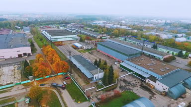 天空视图工业建筑工厂建筑工业植物