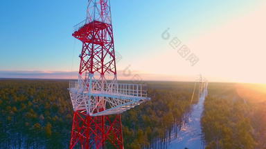 空中景观传输行权力工程能源行业