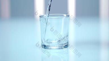 倒水玻璃实验室测试水清洁水玻璃