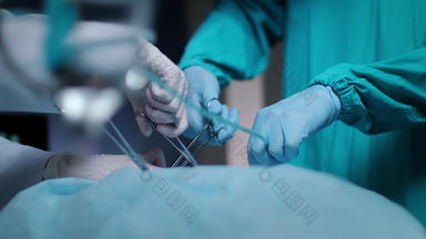 外科医生操作过程外科医生手工作仪器