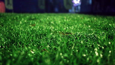 绿色草背景体育场晚上绿色草足球场背景