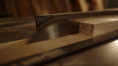 木板材准备产品工作室机切割板材块
