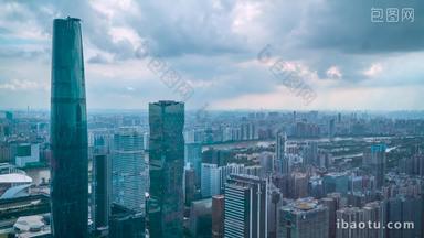 广州珠江新城西塔富力中心延时固定延时摄影