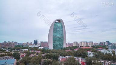 北京新媒体大厦固定延时摄影