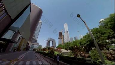 北京CBD都市风景金融建筑城市生活高清视频