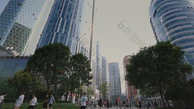 北京金融房地产大城市实拍素材