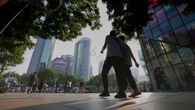 北京金融旅游目的地楼群场景拍摄