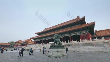 北京故宫历史法辨认的动物形象摄像