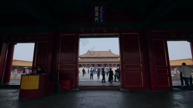 北京故宫大门