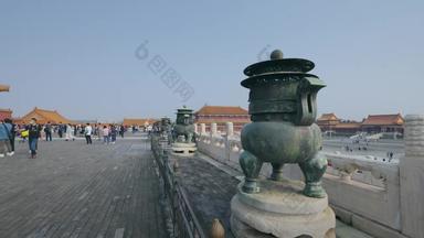 北京故宫历史地标建筑视频
