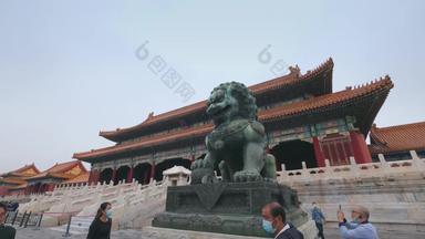 北京故宫旅游目的地雕塑