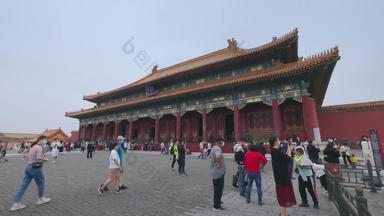 北京<strong>故宫旅游</strong>目的地低视角短片