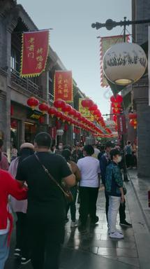 北京前门大街旅行者街道