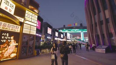 北京五棵松都市风光横屏宣传素材