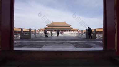 北京故宫白昼传统文化高清视频