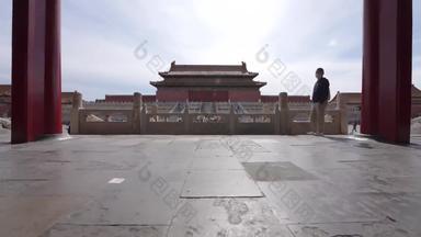 北京故宫水平构图旅游宣传视频