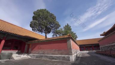 北京故宫历史地标建筑