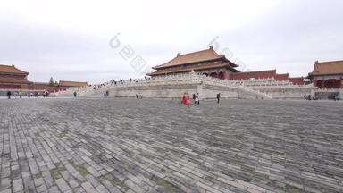 北京故宫博物馆造建筑视频