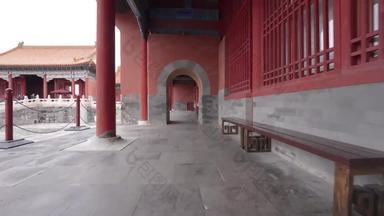 北京故宫名胜古迹法辨认的旅游目的地视频素材