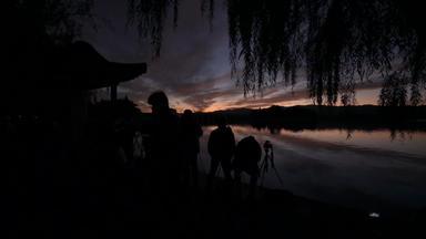 北京湖风景视频