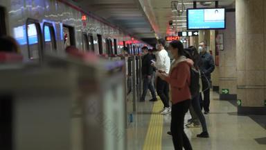 北京站台交通旅途视频素材