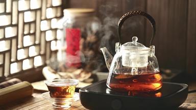 养生茶壶健康的茶文化实拍素材
